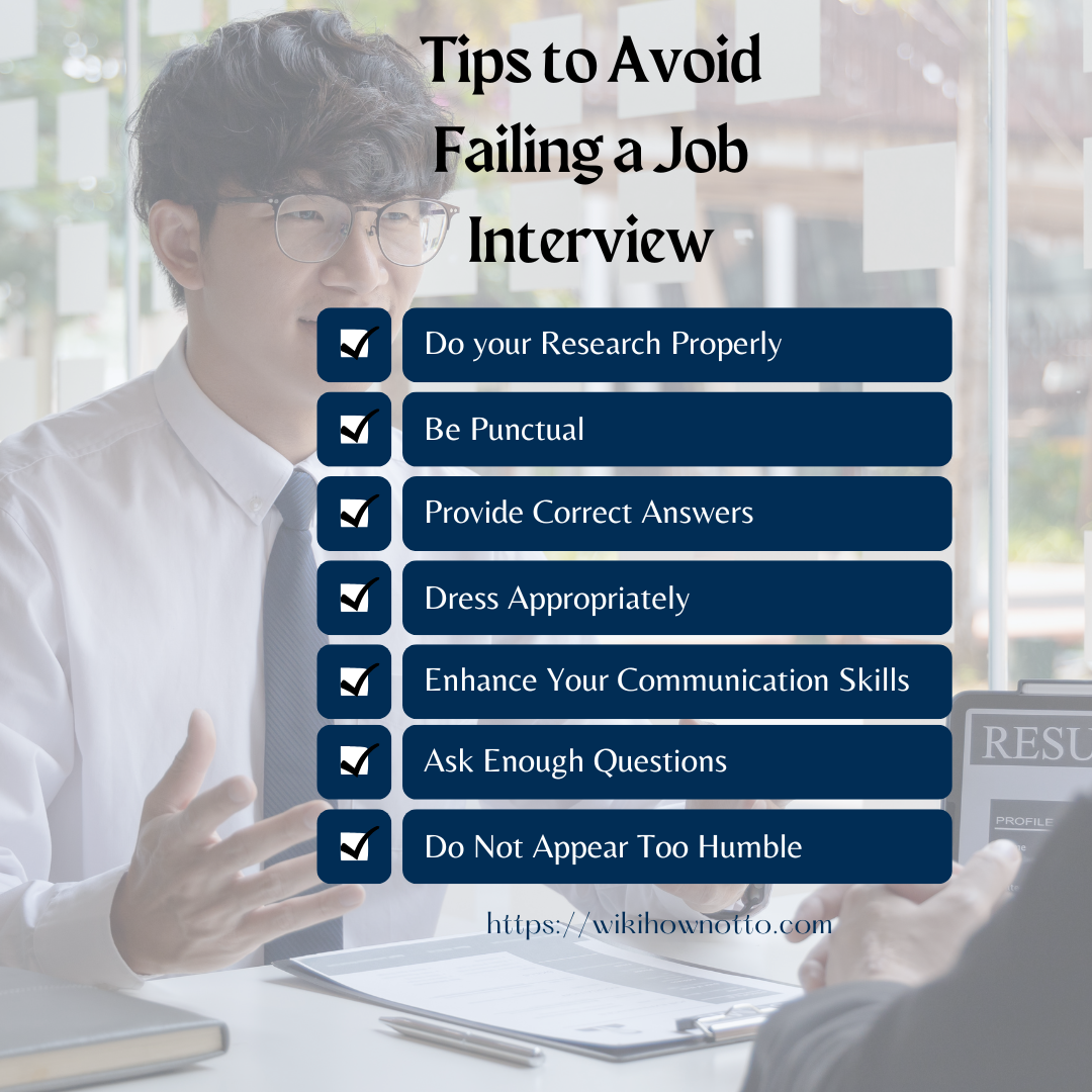 Tips Not to Fail a Job Interview