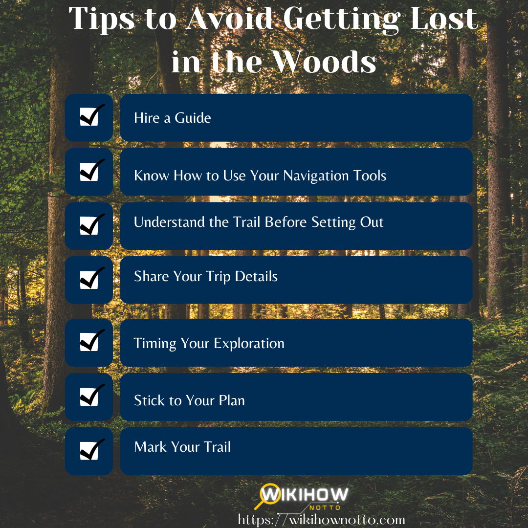 Tips to Avoid Getting Lost in the Woods